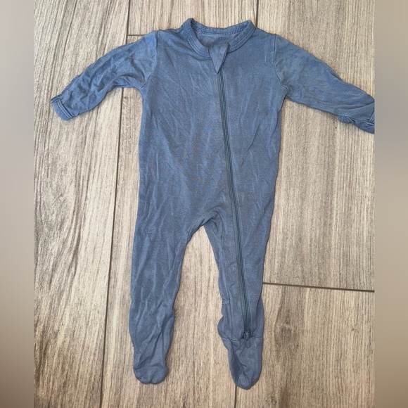 KYTE BABY Blue Kids Bamboo One Piece - color slate - Picture 1 of 1